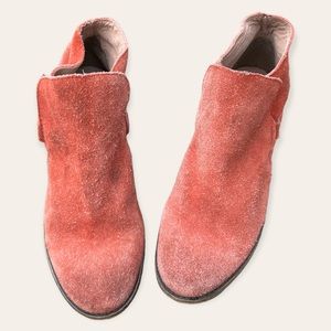 Free People Suede Slip-on Booties
